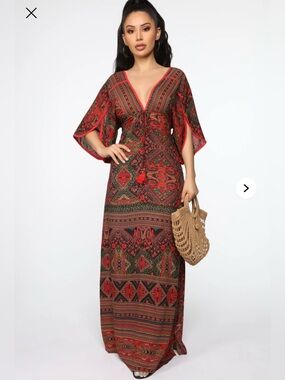 portrait of our love dress - grey multi Fashion Nova Portrait of Our Love Dress Grey Multi